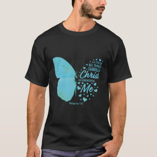 Schmetterling Religiöse Philippinen 4 13 Christlic T-Shirt