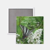 Schmetterling Rett-the-Date Magnet (Vorderseite/Rückseite)