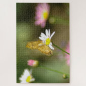 Schmetterling Rosa und Gelb Puzzle (Vertikal)