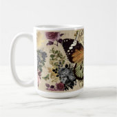 Schmetterling & Rose Kaffeezubereitung Tasse (Links)