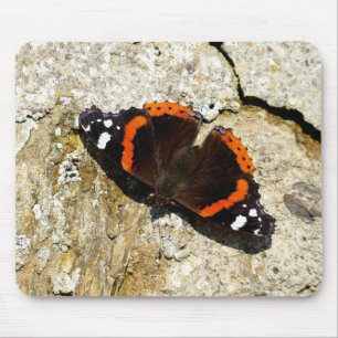 Schmetterling - Roter Admiral Mousepad