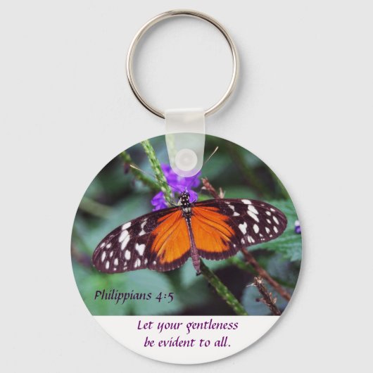 Schmetterling - sanft schlüsselanhänger (Vorderseite)