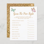 Schmetterling schätzt das preiswerte Baby Duschspi (Vorne/Hinten)