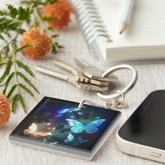 Schmetterling Schlüsselanhänger (Vorderseite rechts)