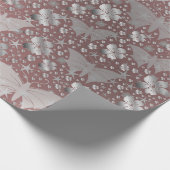 Schmetterling, Schmetterlinge, farbenfroh, glänzen Geschenkpapier (Ecke)