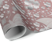 Schmetterling, Schmetterlinge, farbenfroh, glänzen Geschenkpapier (Rolleneckpunkt)