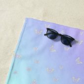 Schmetterling, Schmetterlinge, farbenfroh, glänzen Strandtuch (Beispiel)