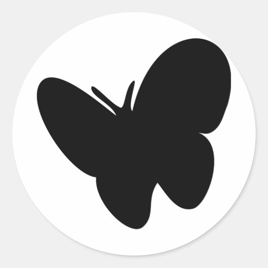 Schmetterling - Schmetterlinge Runder Aufkleber (Vorderseite)