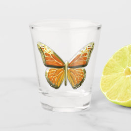 Schmetterling Schnapsglas