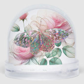 Schmetterling-Schneeglobe Schneekugeln (Rückseite)