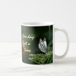Schmetterling Schöne "One day at a Time" Kaffeemas Kaffeetasse