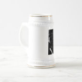Schmetterling schüchtern blacq bierglas (Vorderseite Links)