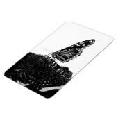 Schmetterling schüchtern blacq magnet (Linke Seite)