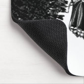 Schmetterling schüchtern blacq mousepad (Ecke)