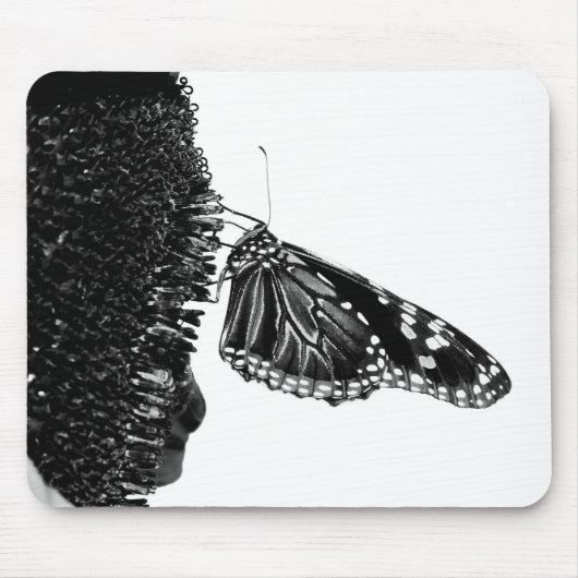 Schmetterling schüchtern blacq mousepad (Vorne)