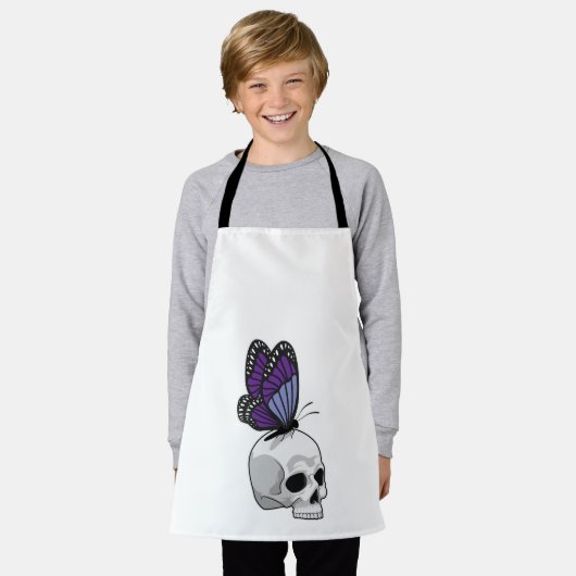 Schmetterling Schürze (Getragen)