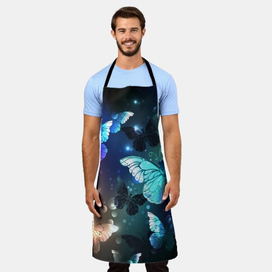 Schmetterling Schürze (Getragen)