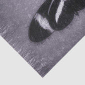 Schmetterling Schwarz Lila Vintage Viktorianische Seidenpapier (Ausschnitt)