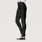 Schmetterling schwarze Leggings (Links)
