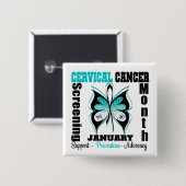 Schmetterling-Screening Button (Vorne & Hinten)