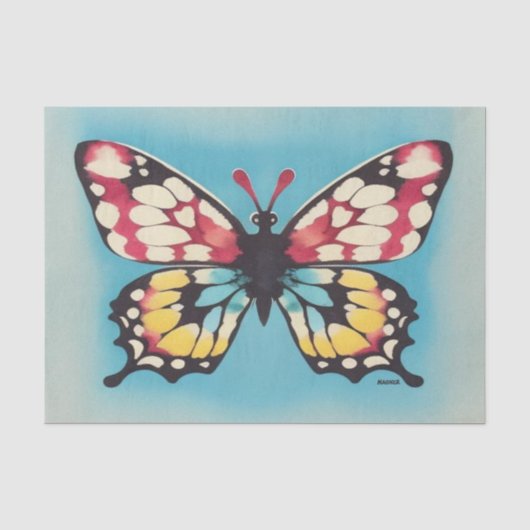 Schmetterling Seidenpapier (Vorderseite)