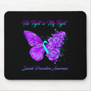 Schmetterling sein Kampf ist mein Kampf gegen Suiz Mousepad