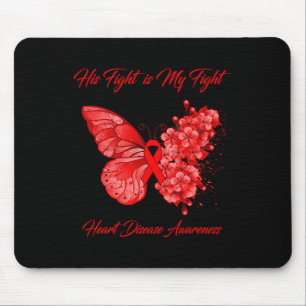 Schmetterling Sein Kampf ist mein Kampf Herzkrankh Mousepad