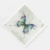 Schmetterling Serviette (Ecke)