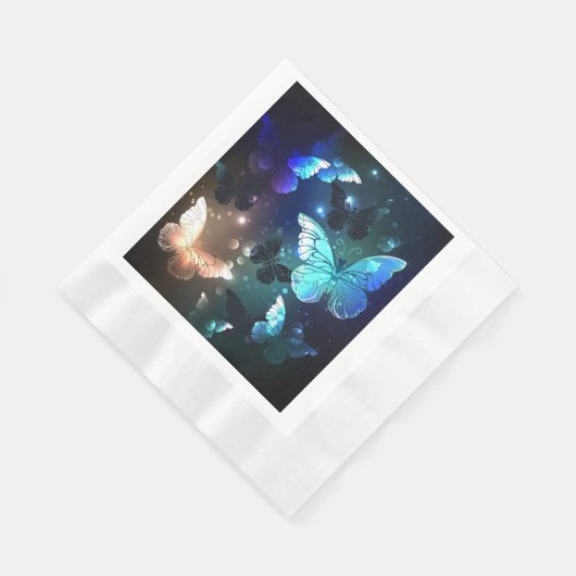 Schmetterling Serviette (Ecke)