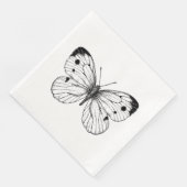 Schmetterling Serviette (Ecke)