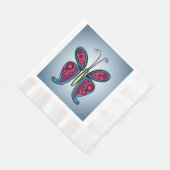 Schmetterling Serviette (Ecke)