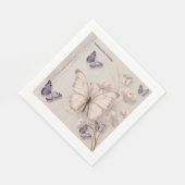 Schmetterling Serviette (Ecke)