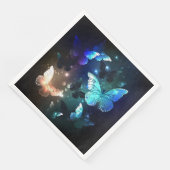 Schmetterling Serviette (Ecke)