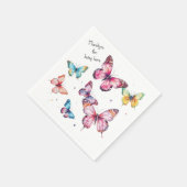 Schmetterling  serviette (Ecke)
