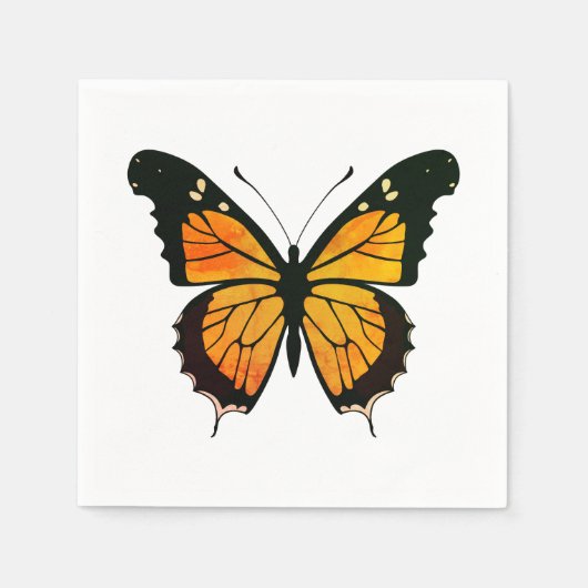Schmetterling Serviette (Vorderseite)