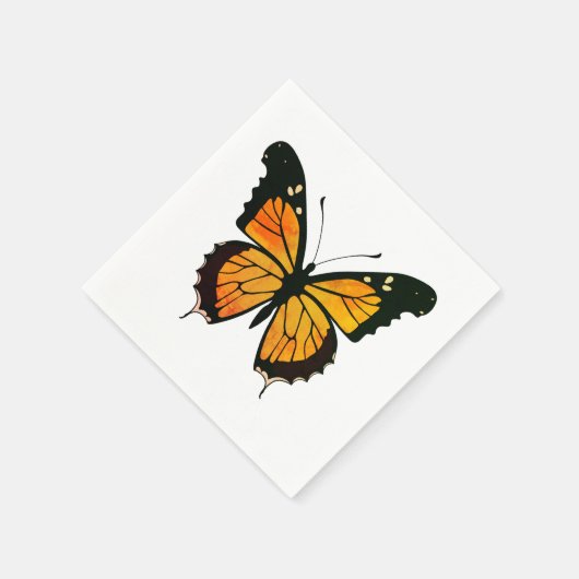 Schmetterling Serviette (Ecke)