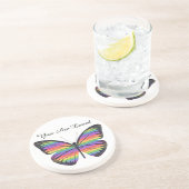 Schmetterling Sie sind lieben Sandstein Untersetze Getränkeuntersetzer (Seite)