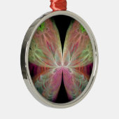 Schmetterling Silbernes Ornament (Rechts)