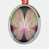 Schmetterling Silbernes Ornament (Links)