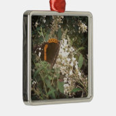 Schmetterling Silbernes Ornament (Rechts)
