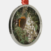 Schmetterling Silbernes Ornament (Rechts)