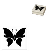 Schmetterling Silhouette Briefmarke Gummistempel (Stempel)