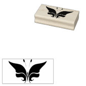 Schmetterling Silhouette Briefmarke Gummistempel (Stempel)