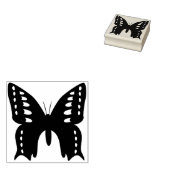 Schmetterling Silhouette Briefmarke Gummistempel (Stempel)