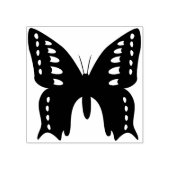 Schmetterling Silhouette Briefmarke Gummistempel (Prägung)