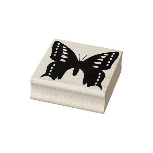 Schmetterling Silhouette Briefmarke Gummistempel (Stempel)