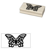 Schmetterling Silhouette Briefmarke Gummistempel (Stempel)