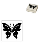 Schmetterling Silhouette Briefmarke Gummistempel (Stempel)