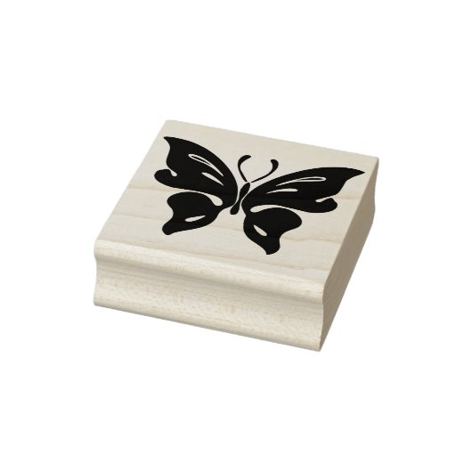 Schmetterling Silhouette Briefmarke Gummistempel (Stempel)