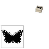 Schmetterling Silhouette Briefmarke Gummistempel (Stempel)